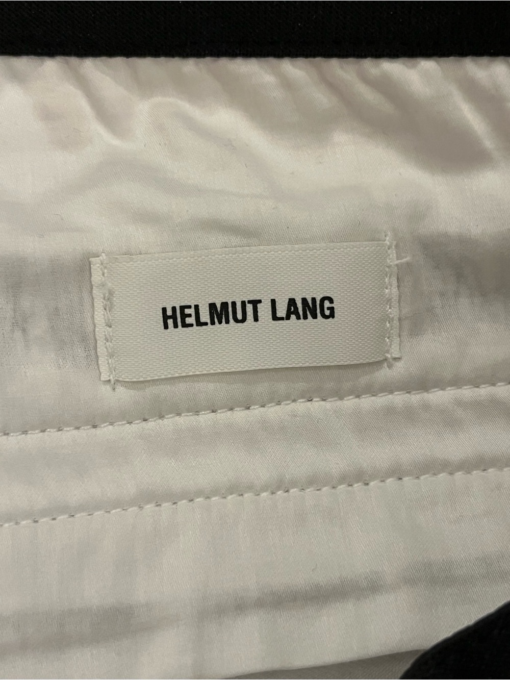 Helmut Lang Abstract Crackle Print Pull-On Slim Pants Stovepipe Black White 26 - Picture 11 of 14